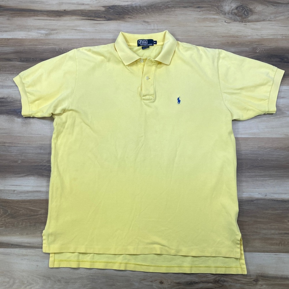 Polo by Ralph Lauren Yellow Short-Sleeve Polo with Blue Pony